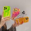Laser Gradient Meteorite Pattern Phone Case for iPhone 16 Pro Max/15/14/13 - High-End Feel