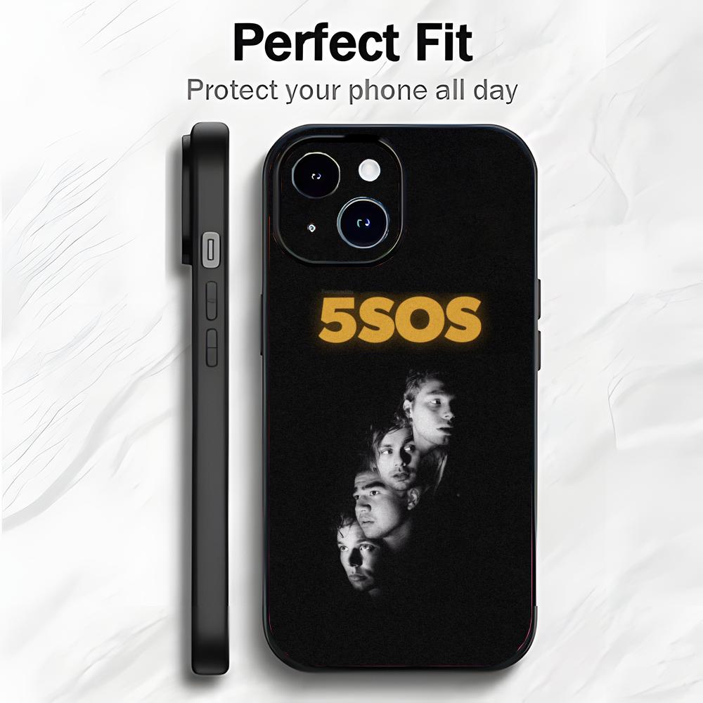 Rock Band 5 S-Seconds Of S-Summer Phone Case Phone Case Soft Packaging Lightweight For iPhone17 16 15 14 13ProMax