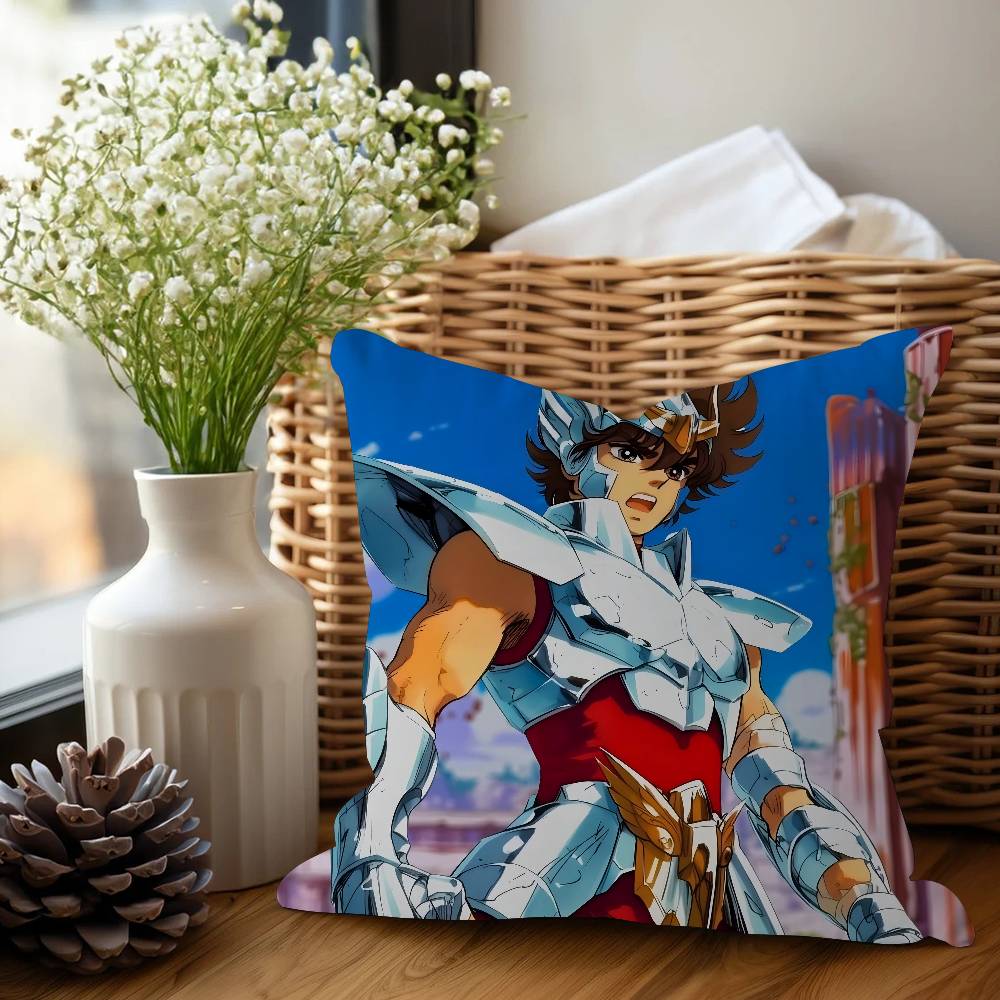 S-Saint Seiyas Cushion Cover Decorative Pillow Sofa Home Decor Case Pillow Cases