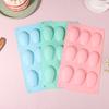 Moule à Gâteau Madeleine en Silicone 9 Cavités Coquille Biscuit Gâteau Savon Fait Main Plateau Moule en Silicone Anti-adhésif