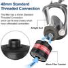 Full Face Gas Mask Survival Nuclear and Chemical with 40mm Activated Carbon Filter and 6001 Filter Chemical Gas Mask