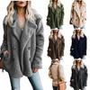 Women Faux Fur Coat Warm Autumn Winter Teddy Female Casual Coat Oversized Soft Fluffy Fleece Jackets Overcoat