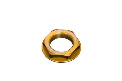 Yoshimura Steering Stem Nut M22xP1.0 Gold YOSHIMURA 623-573-5640