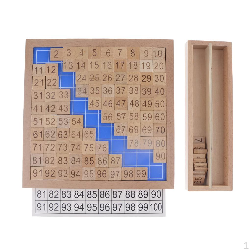 

1 Wooden Montessori Mathematics Material Consecutive Numbers Sorting Toy
