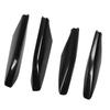 Roof Rack Rails End Cap 63492‑60040 Colorfast Roof Cargo Rack End Shell Protection Trim for GX470 2003‑2009 Glossy Black