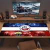 Hansa Fc Badge Large Size Mouse Pad Large Gaming Table Cushion Nonslip Laptop Tablet Big Mousepad Xxl Mat Mini Pc Playmat With Lock Edge