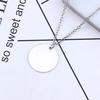Fashion Round Medallion Neck Chain with YOU ARE MY PERSON Letters Creative Lover Necklace