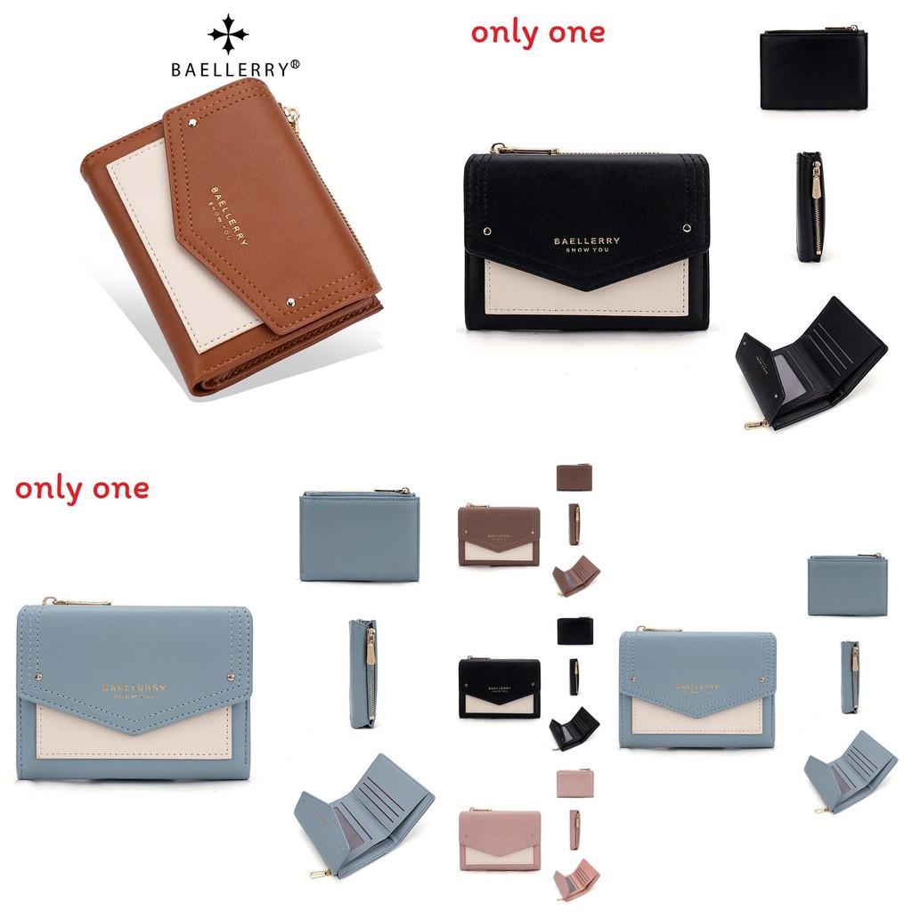 Pu Material Womens Wallet With Letter Print Design And Zipper For Daily Use