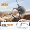 [LJJDBZYD] Keychain Car Carabiner Bicycle Key Leather Braided Key Ring