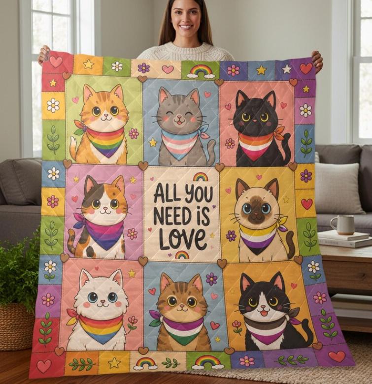 Black Cat Book Lover Blanket, Sherpa and Plush Soft Blanket, Family Winter Blanket, Grandma Blanket, Bookish Gifts BlanketS