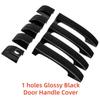 ABS Matte Black Car Accessorie Plated Exterior Door Handle Cover Trim Paste Style For Land Range Rover L322 2002 2003 2004-2012
