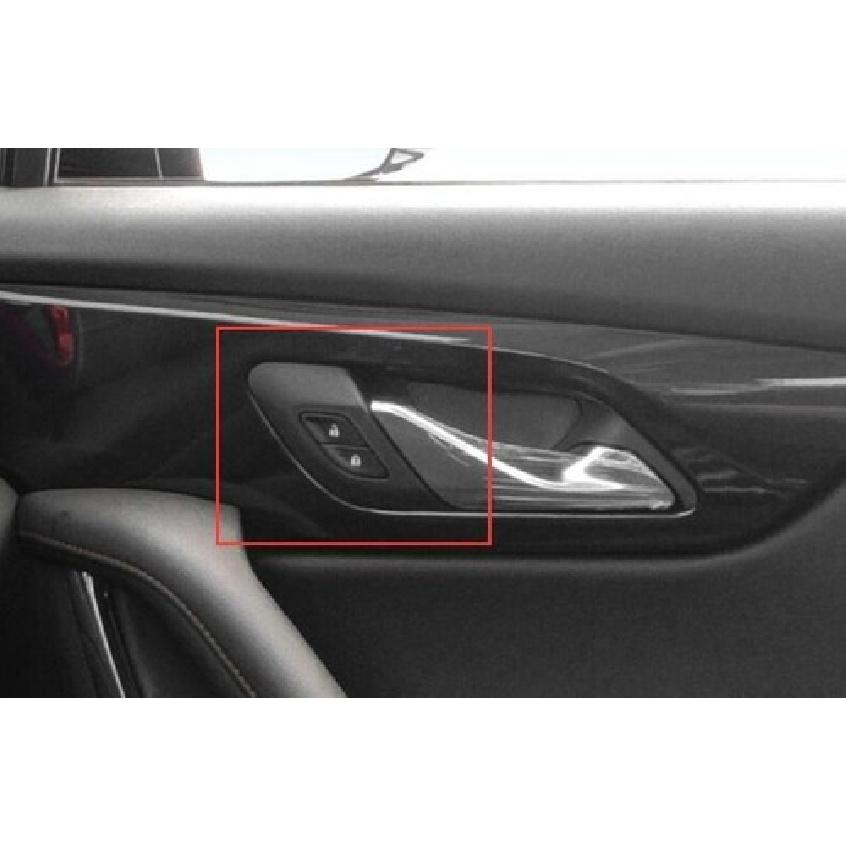 For Chevrolet Blazer 2019-2021 Matte Silver Console Inner Door Handle Frame Trim