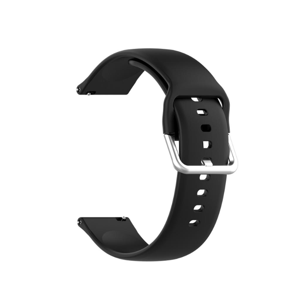 Watch Bands Soft Silicone Quick Release Watch Straps Silver Buckle Multiple Colors 22mm Compatible