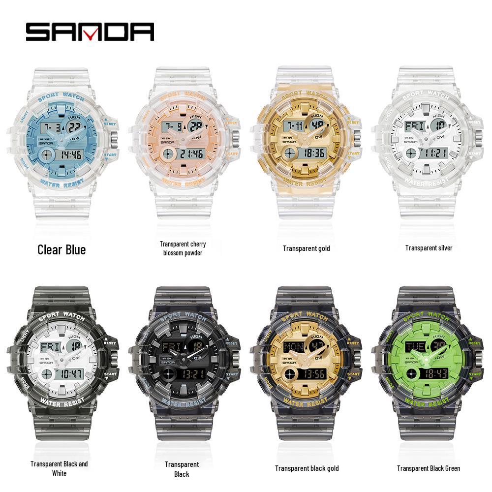 Orologio Sportivo Impermeabile Multifunzione Sanda per Studenti con Sveglia