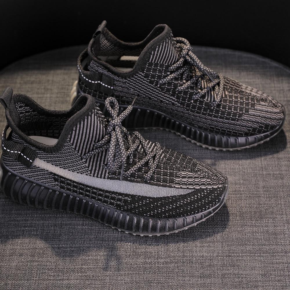 Women's Flyknit Korean-Style Spring 2026 Breathable Fashion Running Shoes