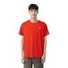 Men's New Balance T-Shirts Men's Red Crew Neck Moderate Straight Fit