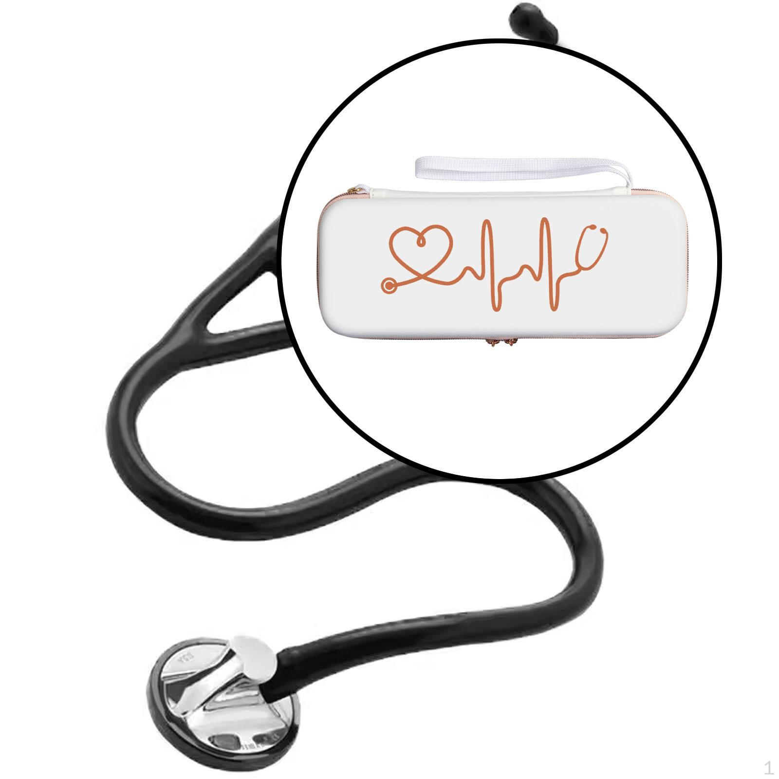 

-Чохол для стетоскопа Chülle зносостійкий водонепроникний протиударний з кишенями -для пінцетів -для подорожей білий