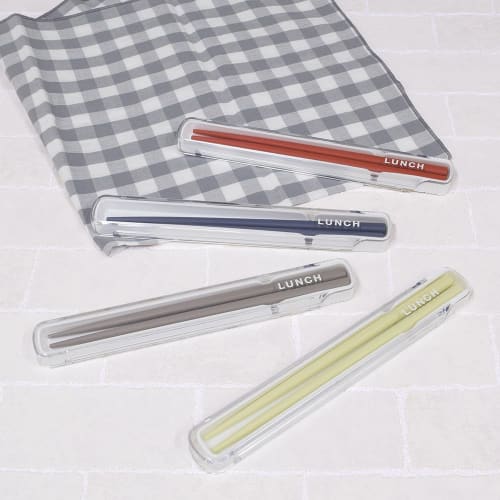 Time for Lunch Chopsticks & Case, Light Green, 73623