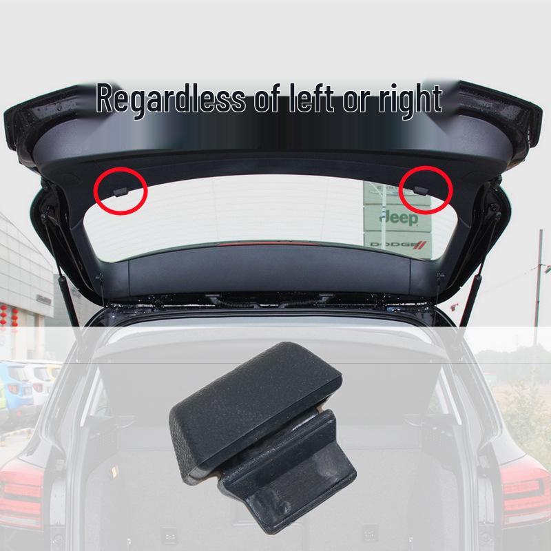 Trunk Partition Rubber Pad for 10-18 Tiguan & 13-26 Lavida: Shock-Absorbing Rear Tailgate Trim