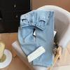 Jeans Rétro Doublés Polaire Taille Haute pour Femmes - Hiver Amincissant Décontracté Style Coréen