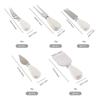 Ceramic Handle Stainless Steel Cheese Knife Creative Butter Knives Slicer Cheese Cake Spatula Fork Graters Kitchen Baking Tools