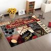 Music Theater Theme Print Rug, Guitar Instrument Non-Slip Carpet for Living Room, Bedroom, Nursery, Indoor Decor