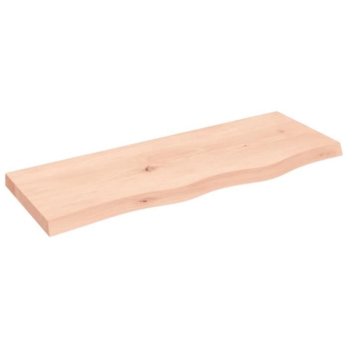 VidaXL Wall Shelf 80x30x4 Cm Solid Untreated Oak Wood 363543