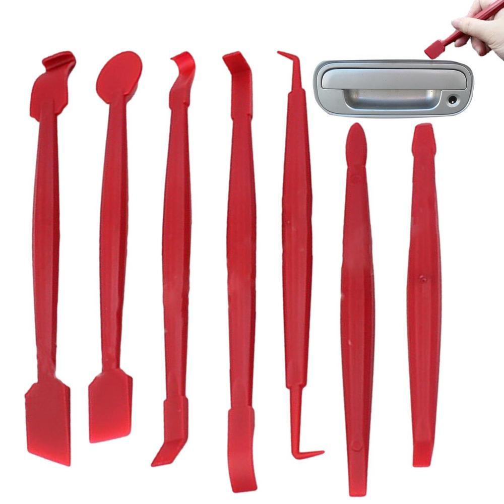 Car Vinyls Wrap Tool Kit 7Pcs Car Wrap Edge Trimming Squeegee Car Wrap Edge Trimming Squeegee Window Tint Film Car Wrapping