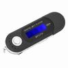 Tragbarer Musik MP3 USB Player Mit LCD Bildschirm FM Radio Sprachaufzeichnung Speicherkartensteckplatz Schwarz