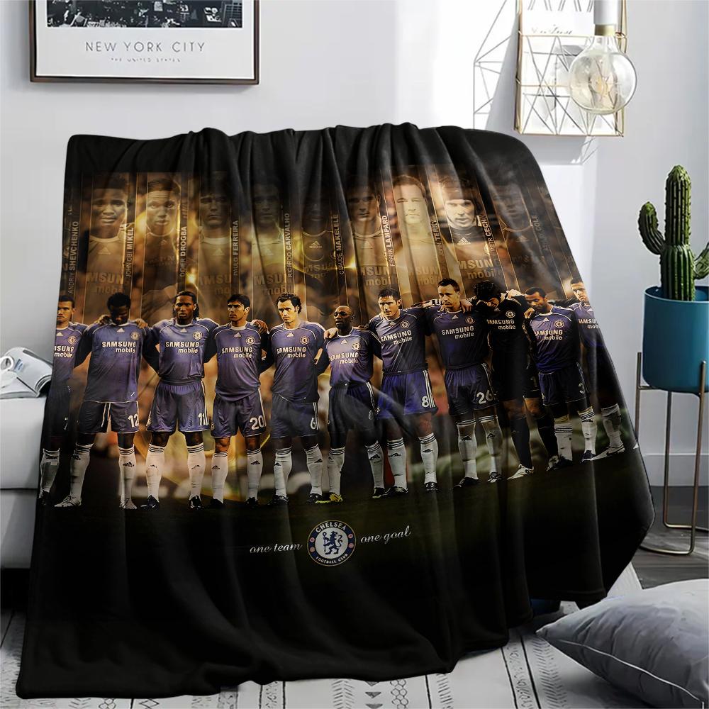 

Chelsea,pattern Flannel Blanket, High quality Comfortable for All Seasons, Home Decor, Warmth and Comfort, Perfect for Gifts. 130cm x 150cm