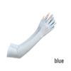 Unisex Elastic Ice Silk Sleeves for Summer Sun Protection - Non-Slip, Fingerless Design for Cycling, Hiking, and Outdoor Sports