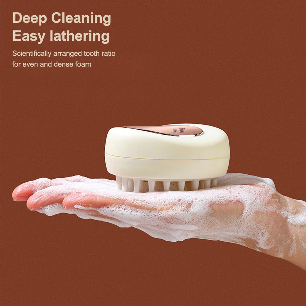 Scalp Massager Silicone Anti-slip Manual Shower Head Hair Massage Brush Portable Reusable Relaxation Soft Comfortable