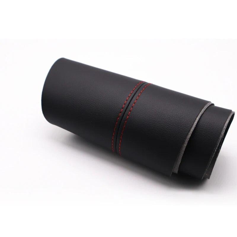 

Чехол на подлокотник из микрофибры для автомобиля с правым рулем и 4 дверями для VW Golf 4 MK4 Jetta 1998 - 2005 гг., отделка панели подлокотника двери 2xRear Black-red