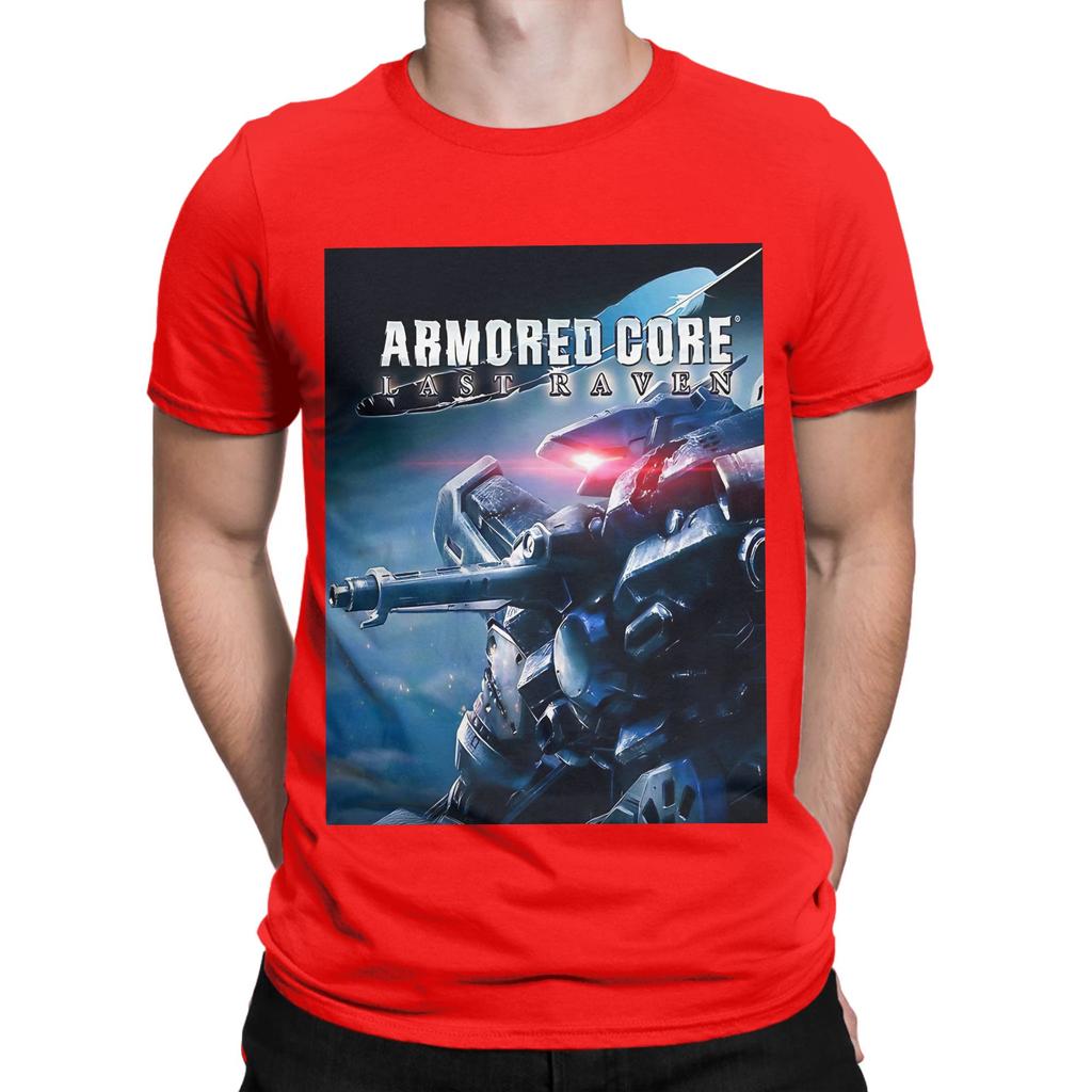 Armored Core 3 Last Raven Cover Funny 100 Cotton TShirt Armored Core Tops Tees For Unisex