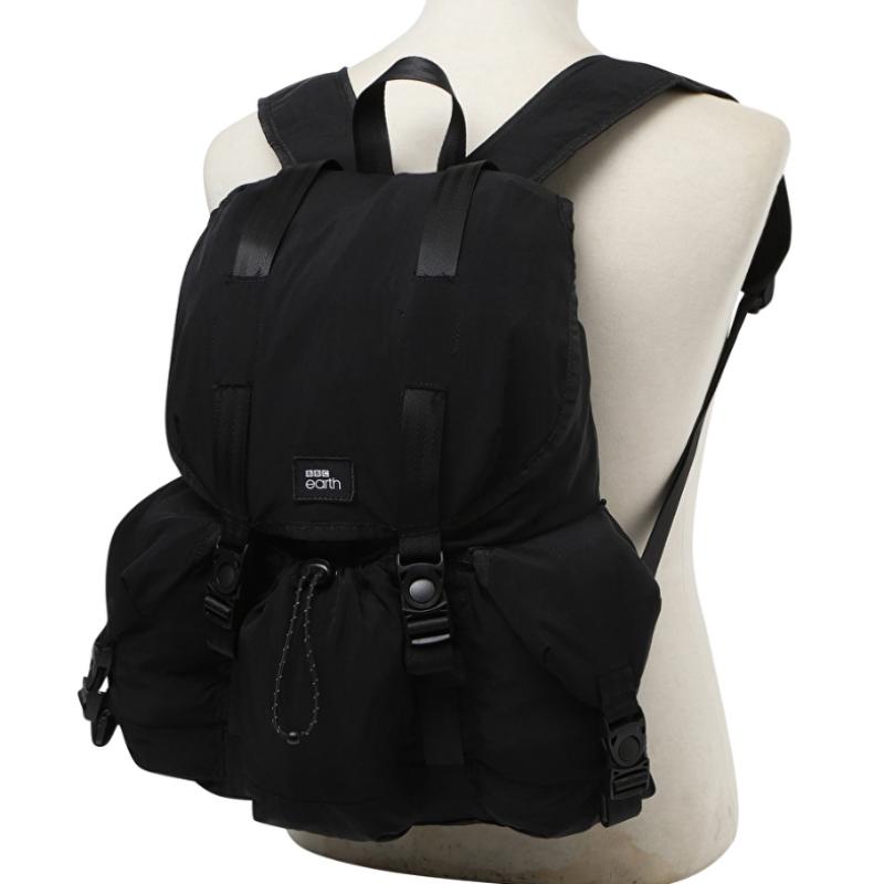 BBC EARTH Out Pocket Backpack  Black 