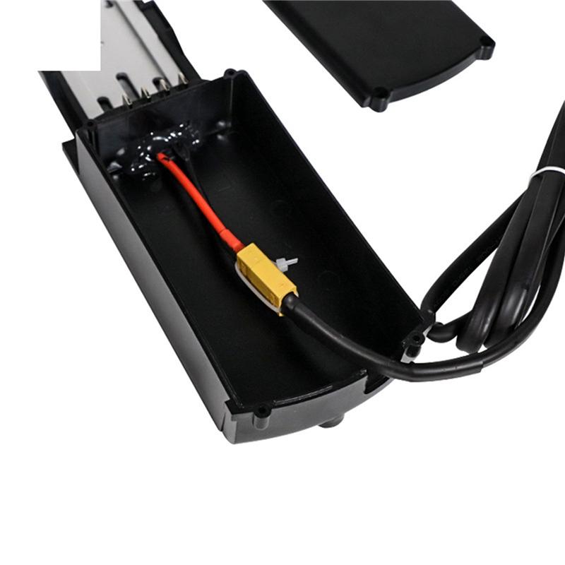For OUXI V8 Electric Bicycle Spare Replacement Parts-Battery Base Mounting Plate Bracket Featuring 4-Pin Rail& XT60 Connectors