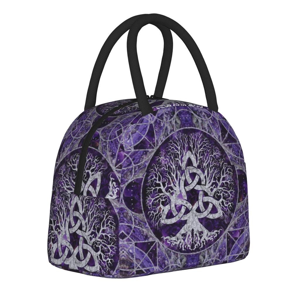 Tree of Life Insulated Lunch Bags Thermal Bag Reusable,Lunch Container Ragnar Lagertha Large Tote Lunch Box Food Handbags