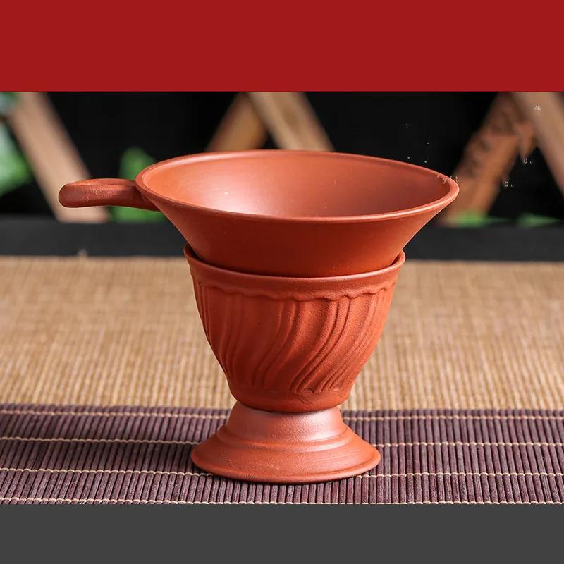 

Yixing Creative Purple Clay Tea Strainer Tea Chahai filter Tea set Tea Accessories Coffee Punch Filter Tea Sets Kichen Tool
