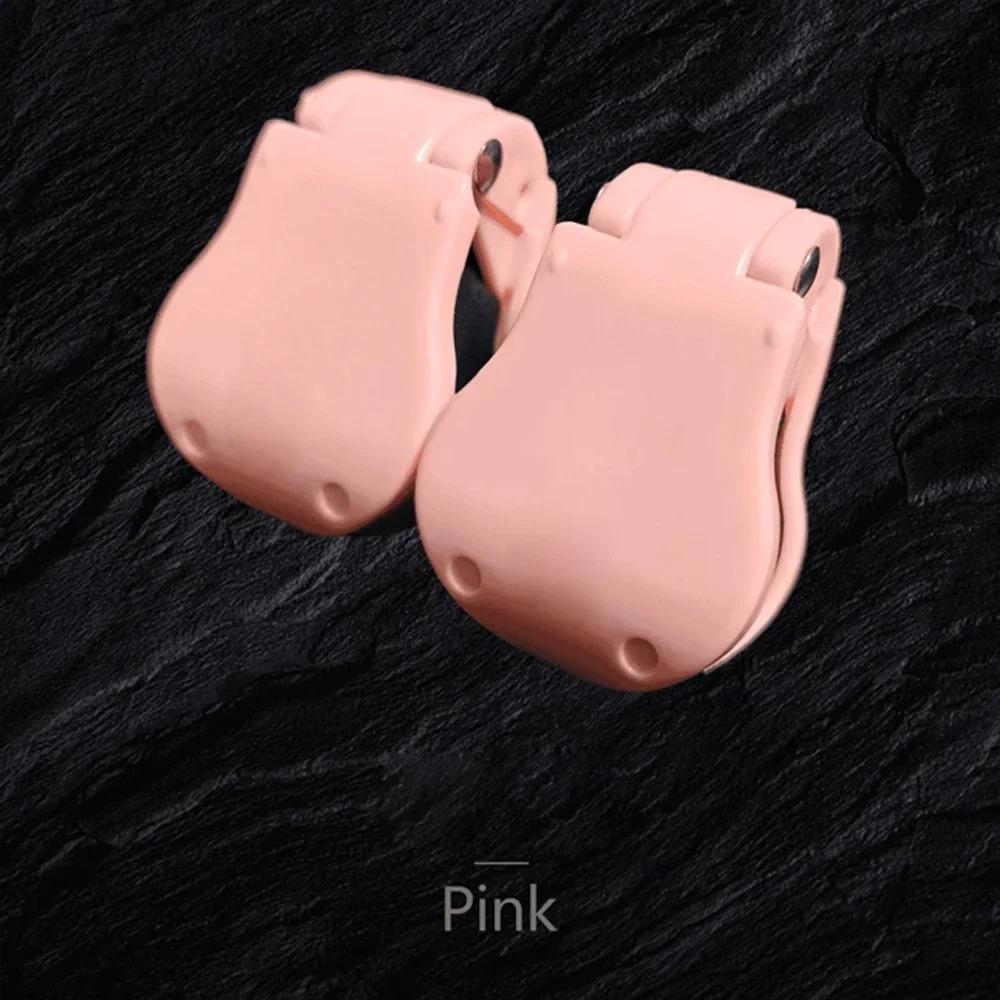 

2pcs Fishing Rod Holder Fixer Clip Straps Fishing Pole Holder Compact Design Fishing Rod Fixer Wall Mounted Fishing Rod Holder розовый