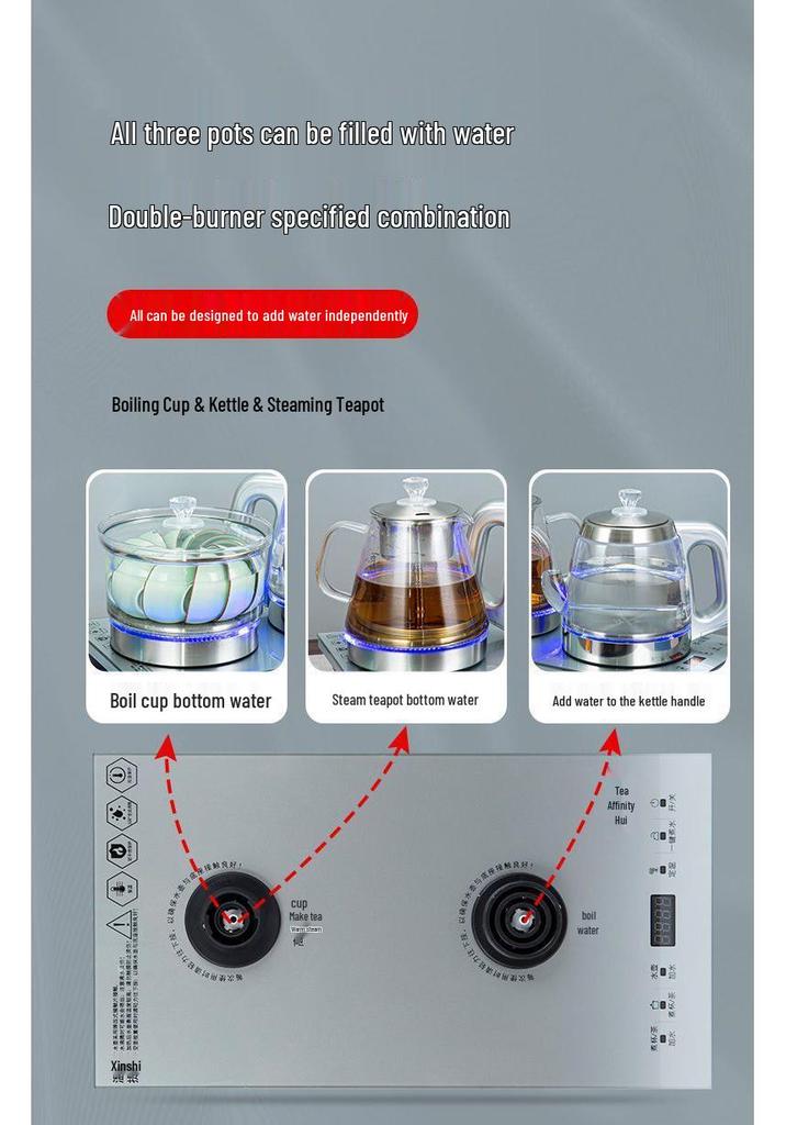 Smart Electric Kettle Tea Maker with Pumping and Steaming Functions