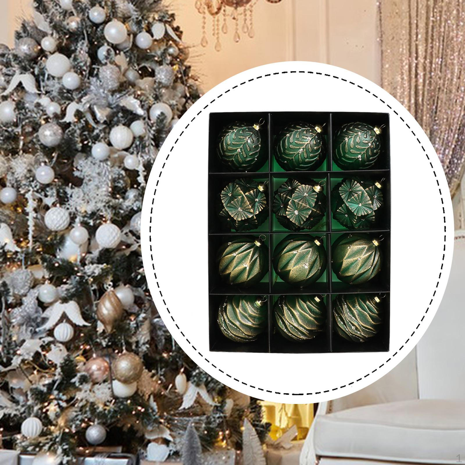 

12 Рождественских шаров, Подвесные шары для елки Style B