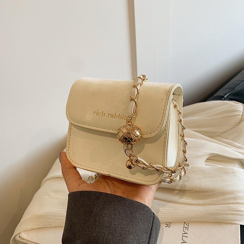 Chic Spring Women's Fashion Chain Crossbody Phone Bag Stylish And Unique Small Square Handbag