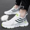 Men Casual Sport Shoes Breathable Sneakers Spring Knitted Shoes Lightweight Summer Sneakers Mesh Outdoor Running Slip On Sneaker