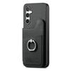 Wallet Double Button Magnet Leather RFID Card Case for Samsung Galaxy A56 A36 A26 A16 A06 A07 A57 A 16 56 A17 5G Flip Back Cover