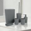 Permanent Plastic Bathroom Planner 6 Part Set Hygienic Toothbrush Owner Trash Container For Home Bathroom Deck