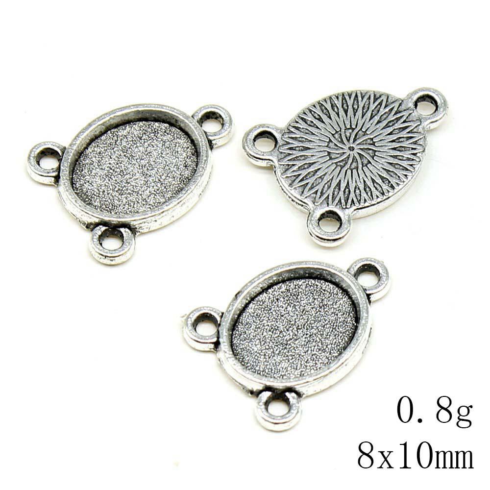 NewArrivals Accessories Jewelry Three-Hole Multi Size Glass Cabochon Base Setting Tray Accessories Parts Souvenir Men's Accessories