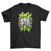 Green Anime Text Japanese Graffiti Design T-Shirt Mens Womens Tees Top - Funny and Stylish Tee for Otak