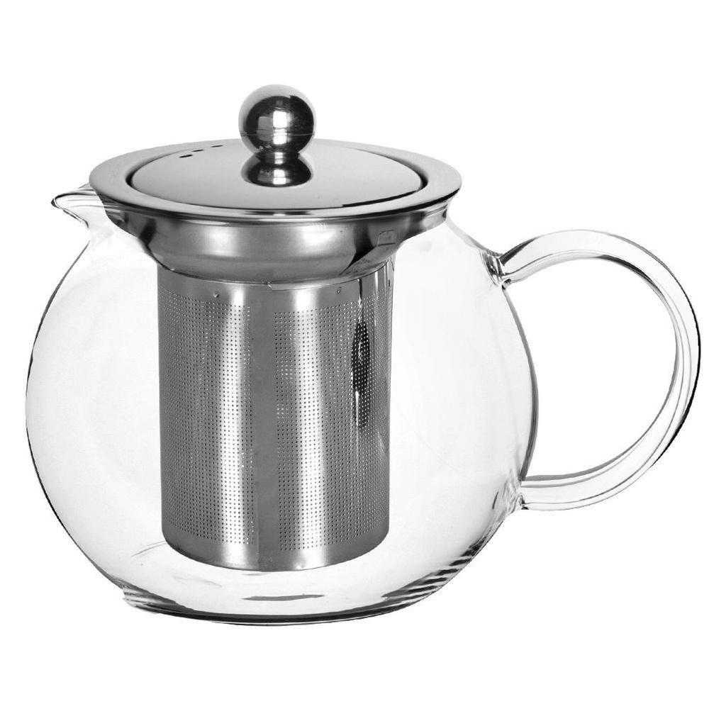 Heat-resistant Glass Teapot with Infuser 800 Ml