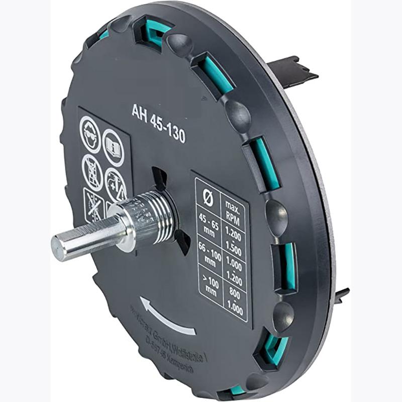 

Регулируемая пробивная пила E901 Ah 45-130 I 5978000 для внутренних отделочных работ и для распиловки различных диаметров во время ремонта