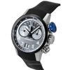 Edox Chronorally Chronograph Rubber Strap Grey Dial Quartz 38003-TINBU-GNBU 100M Men's Watch